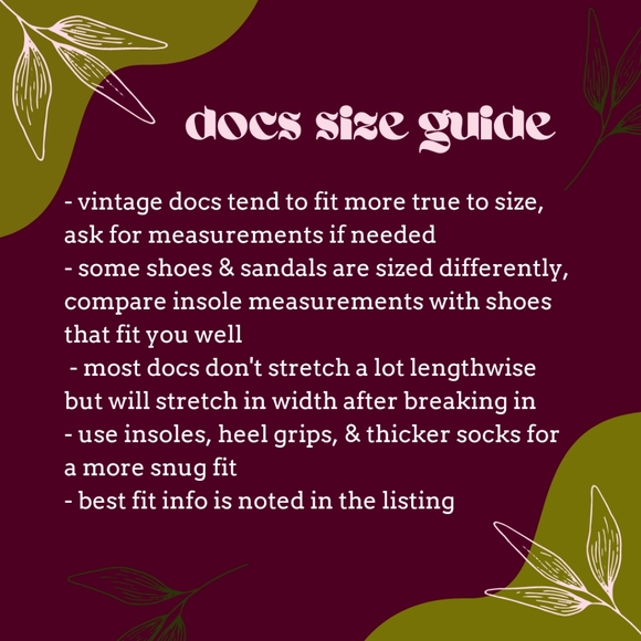 Docs size guide - Picture 4 of 5